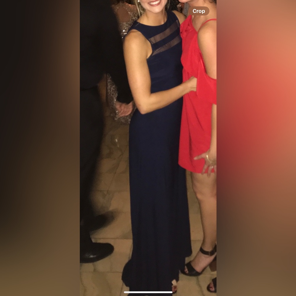 Von Maur Navy Blue Formal Dress